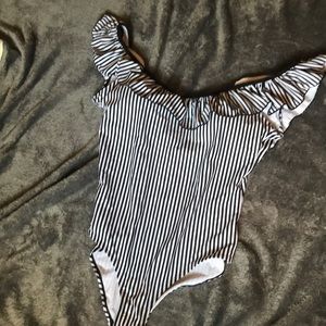 Really cute one piece bathing suit.